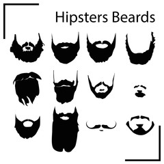 Hipsters Beards collection