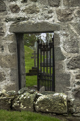 Belhelvie Old Parish Church and Burial Ground. Petten's Church or St Columba's Church....