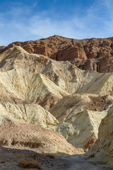 Colorful Rock Formation in Golden Canyon, Death Valley