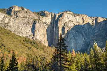 Ribbon Falls in the Spring, Yosemite National Park