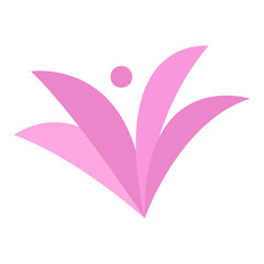 Naklejka premium Abstract colored spa logo