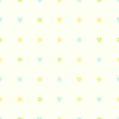 simple seamless pattern polka dots