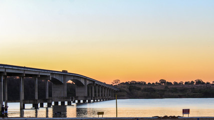 Obraz premium Por do Sol em Barra do Ouro