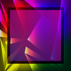 Colorful abstract geometric background with triangular polygons.
