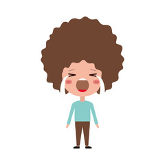 cartoon man crying kawaii character