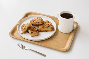 scones and coffee