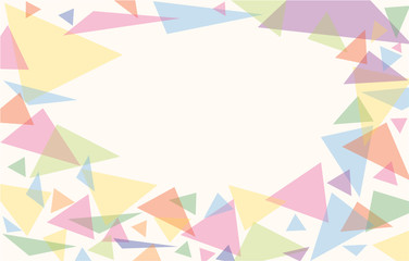 abstract colorful triangle background vector illustration