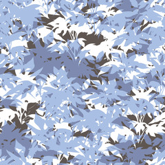 Sunflower Leaves Pattern Seamless Abstract Background Tile