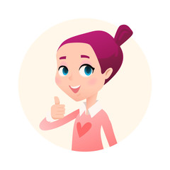 Girl Character Avatar