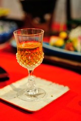 食前酒./和紙のコースターです.