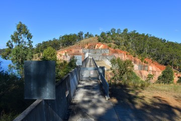 mountain dam