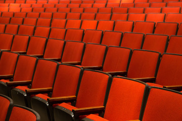 Fototapeta premium Auditorium Seats Close-up