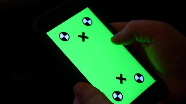 Mobile Phone Screen Swipe Left Right 4K