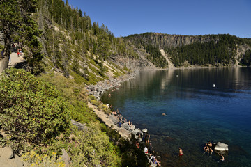 Fototapeta na wymiar Crate Lake Oregon - North RIM