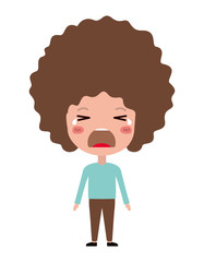 cartoon man crying kawaii character