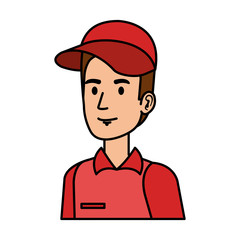 delivery worker avatar character