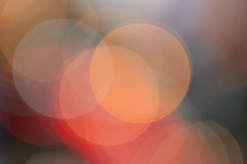 Night city street lights bokeh background
