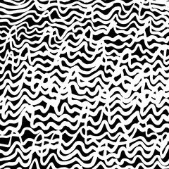 Obraz premium Biały i czarny wzór grunge. Tło. Szczotka. Wektor.