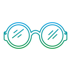 eye glasses isolated icon