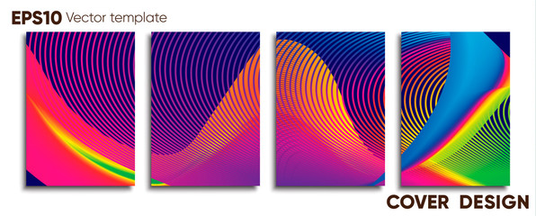 Creative colored cover. Cover design.