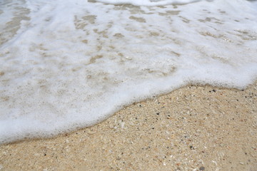 wave in a sand