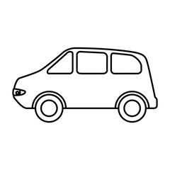 car vehicle isolated icon
