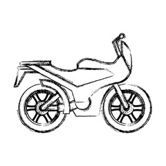 motorcycle sport isolated icon