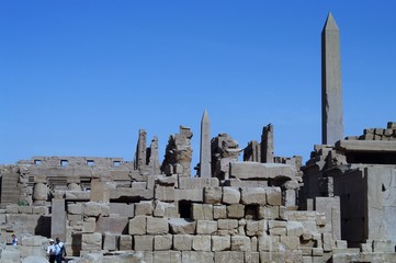 Temple of Karnak in Luxor, Egypt.Luxor is an Egyptian city,the place where there was capital Thebes...