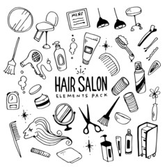 Hairsalon Illustration Pack