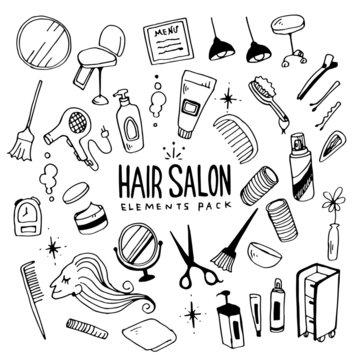 Hairsalon Illustration Pack