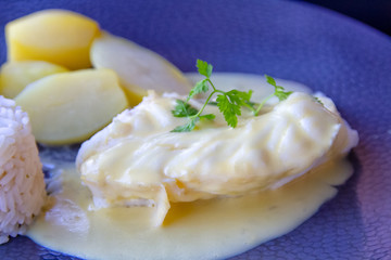 cabillaud sauce beurre blanc