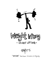 스포츠 포스터 / 손으로 그린 스포츠 그림