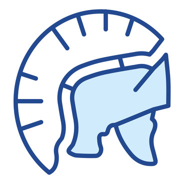 Helm eines r&ouml;mischen Legion&auml;rs Vector Icon Illustration