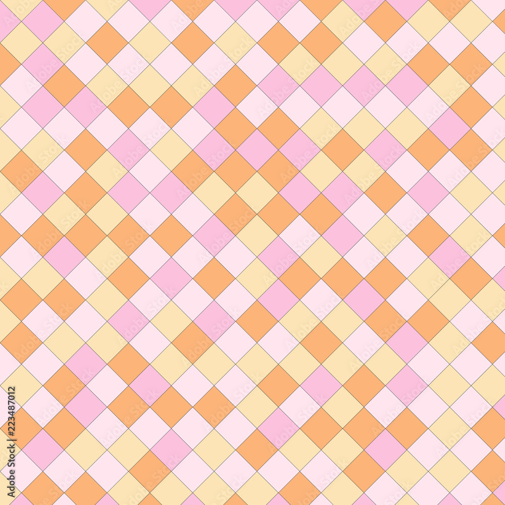 Aufkleber flat geometric pattern texture. multicolor abstract background for print and textile
