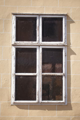 a window on a wall