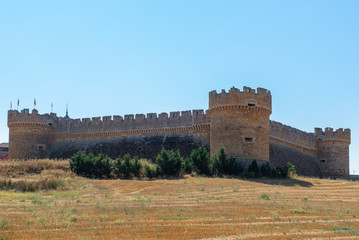 Castle of Grajal de Campos in Leon province, Spain