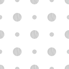 Polka dot seamless pattern. Geometric background. Dots, circles and buttons. Тextile rapport.