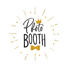 Photo booth props sign.