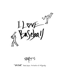 스포츠 포스터 / 손으로 그린 스포츠 그림