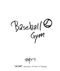 스포츠 포스터 / 손으로 그린 스포츠 그림