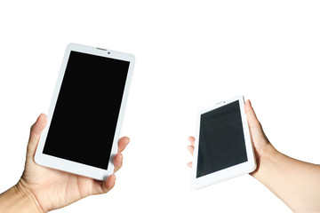 smartphone phone on white