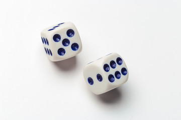 dice isolated on white background