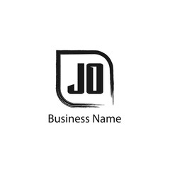 Initial Letter JO Logo Template Design
