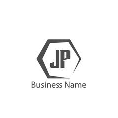 Initial Letter JP Logo Template Design