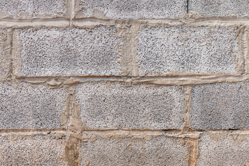 Block brick wall
