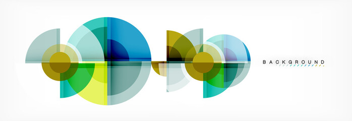 Obraz premium Circle abstract background