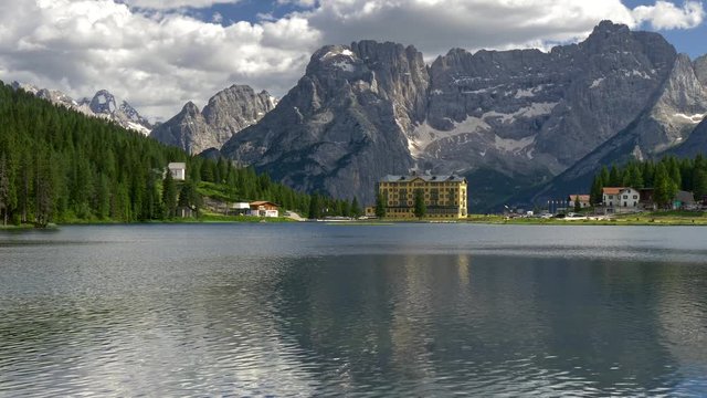 Lake of Misurina, Italian Dolomites. Italy