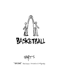 스포츠 포스터 / 손으로 그린 스포츠 그림