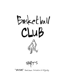 스포츠 포스터 / 손으로 그린 스포츠 그림