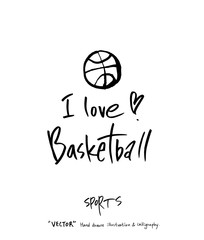 스포츠 포스터 / 손으로 그린 스포츠 그림